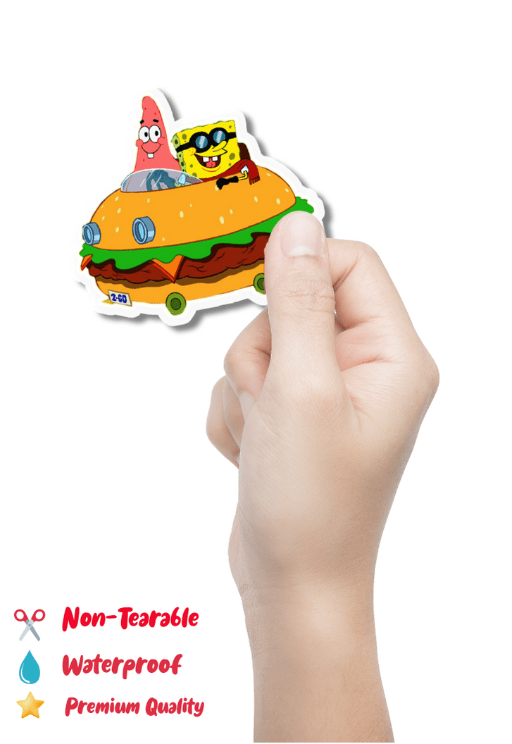 Spongebob Burger Car Sticker