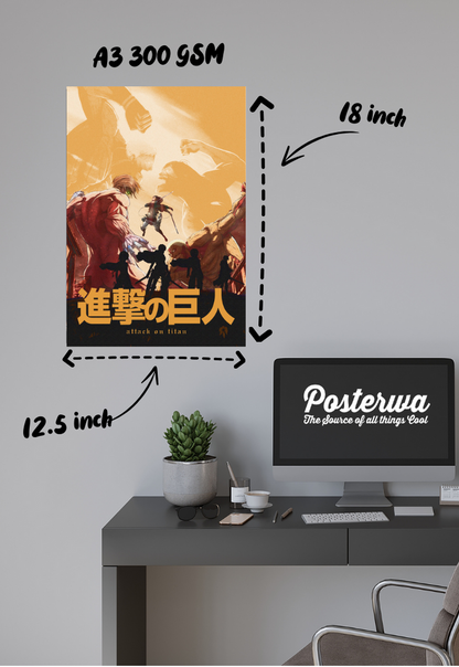 Attack on Titan Sonirholtoi Barimtuud Poster