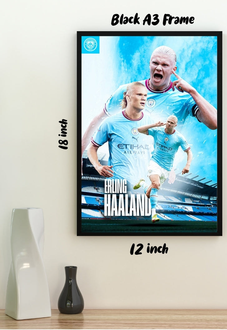 Erling Haaland Victory Poster