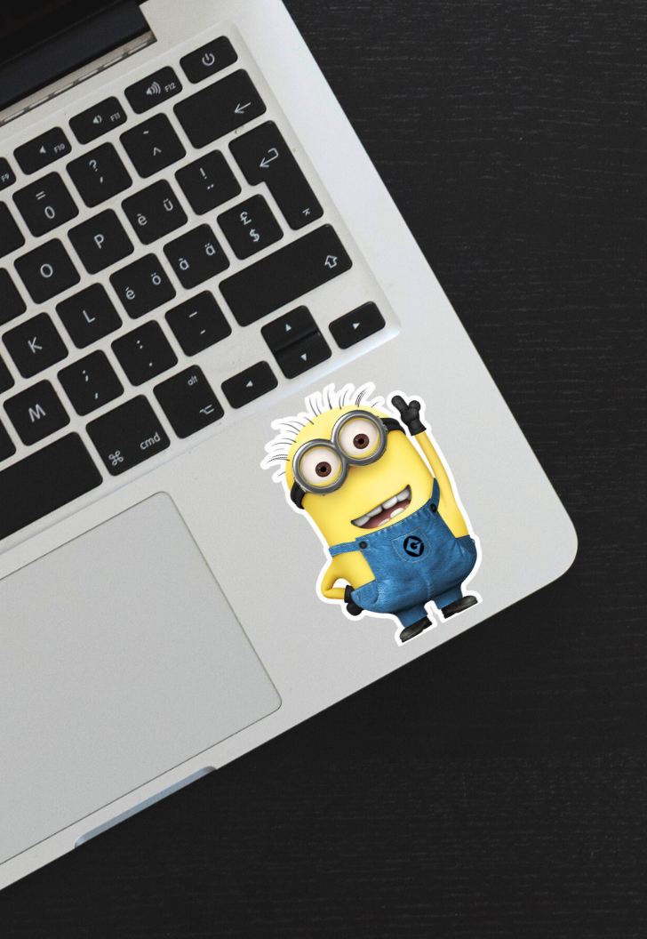 Transparent Minion Despicable Me Sticker