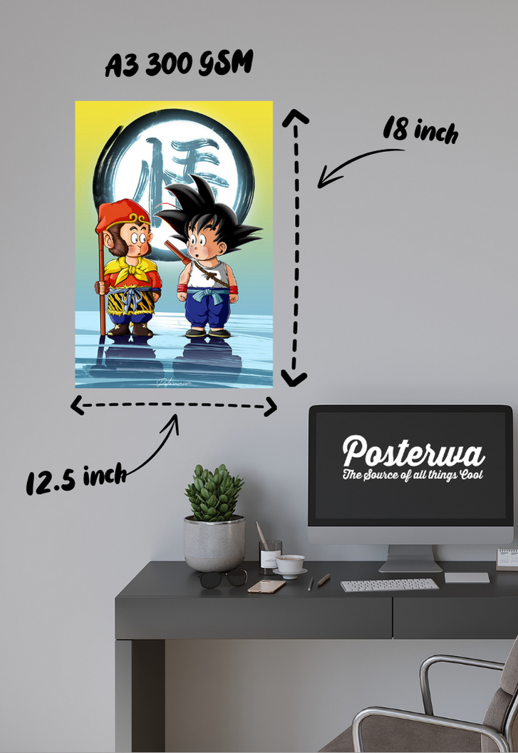 Goku Kid Duo Poster