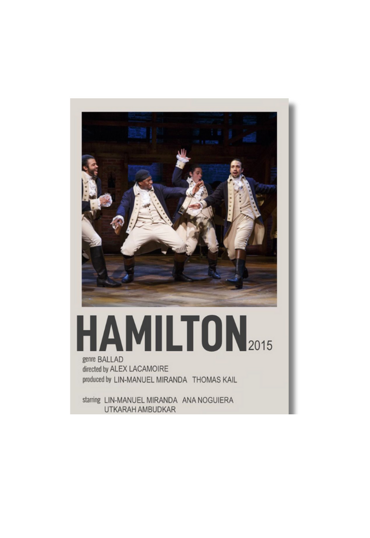 Hamilton Movie Card Sticker