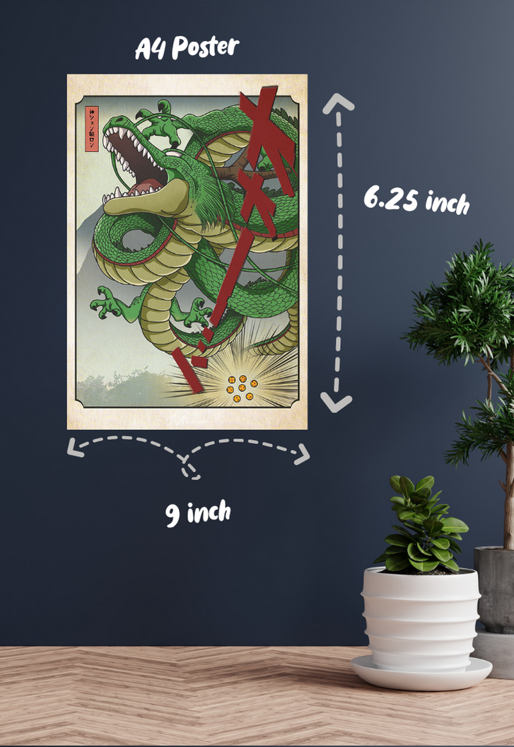 Shenron Dragon Poster