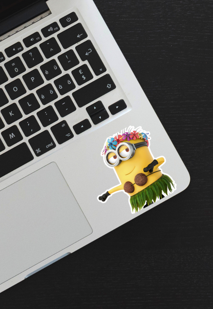 Hawaiian Minion Sticker