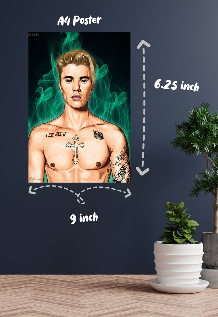 Justin Bieber Art Poster