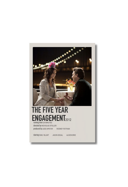 THE FIVE YEAR ENGAGEMENT Movie Card Sticker