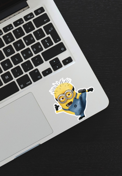 Minion The Karate Champ Sticker