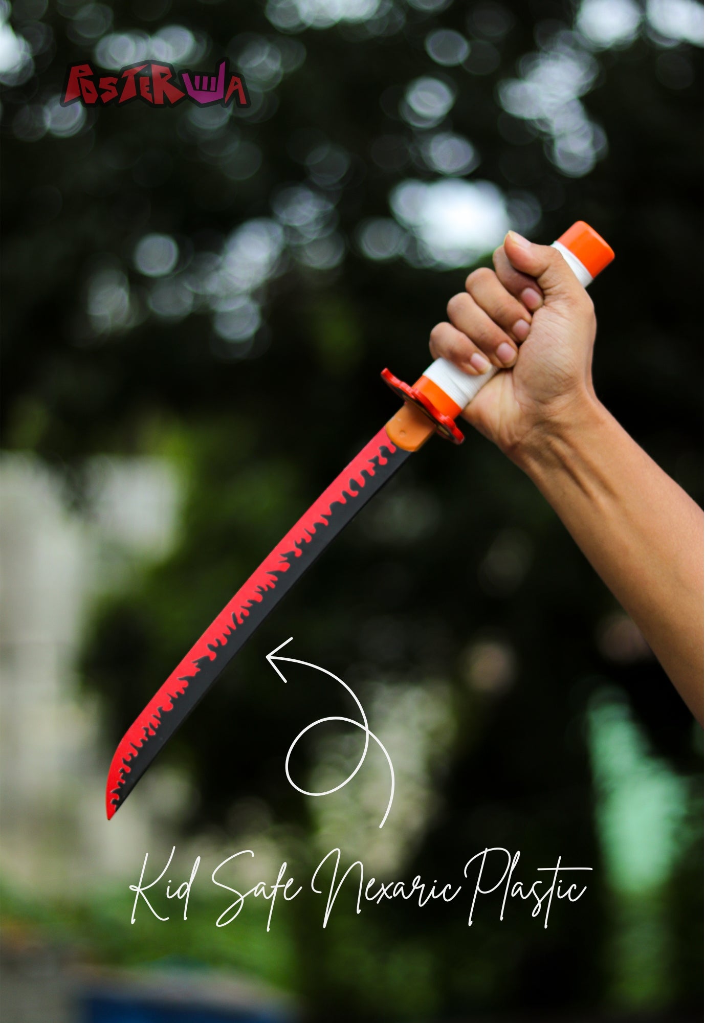 Rengoku Nichirin Mini Katana | Desk Decor | Anime Katana