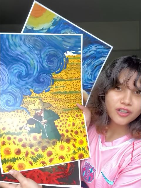 Van Gogh Posters from Posterwa held by Customer