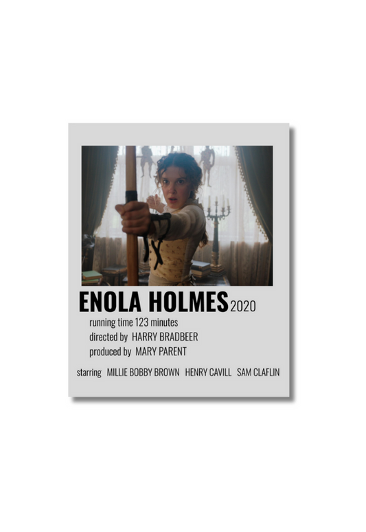 ENOLA HOLMES Movie Card Sticker