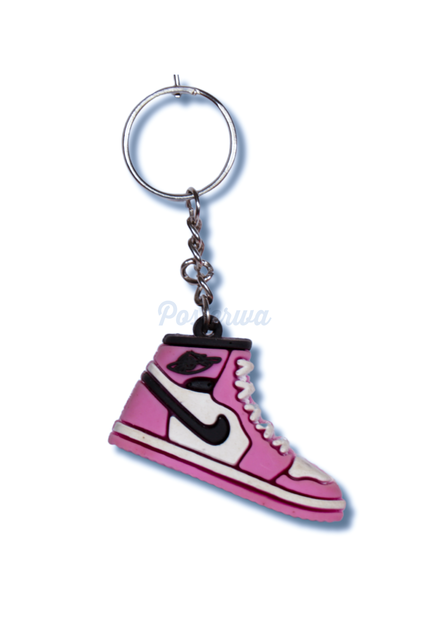 Purple Nike Shoe Keychain