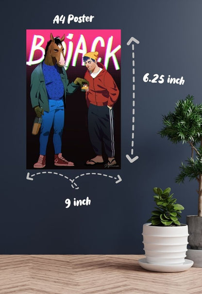Bojack and Todd Poster