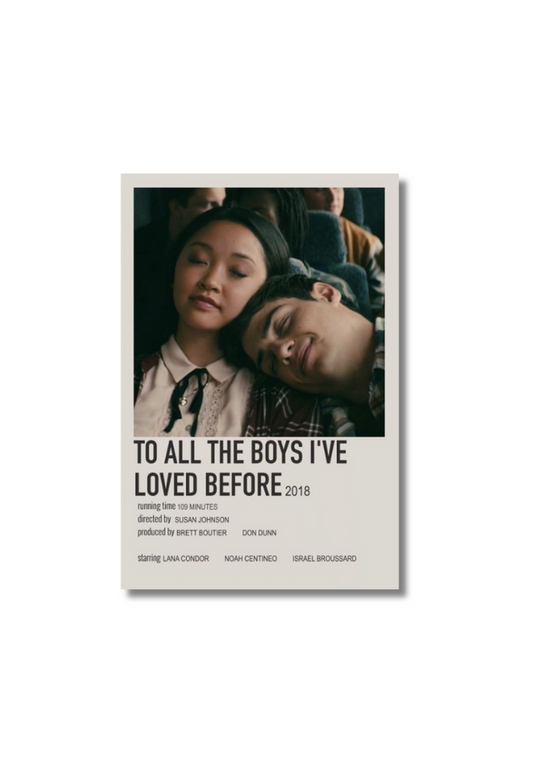 TO ALL THE BOYS I'VE LOVED BEFORE Movie Card Sticker