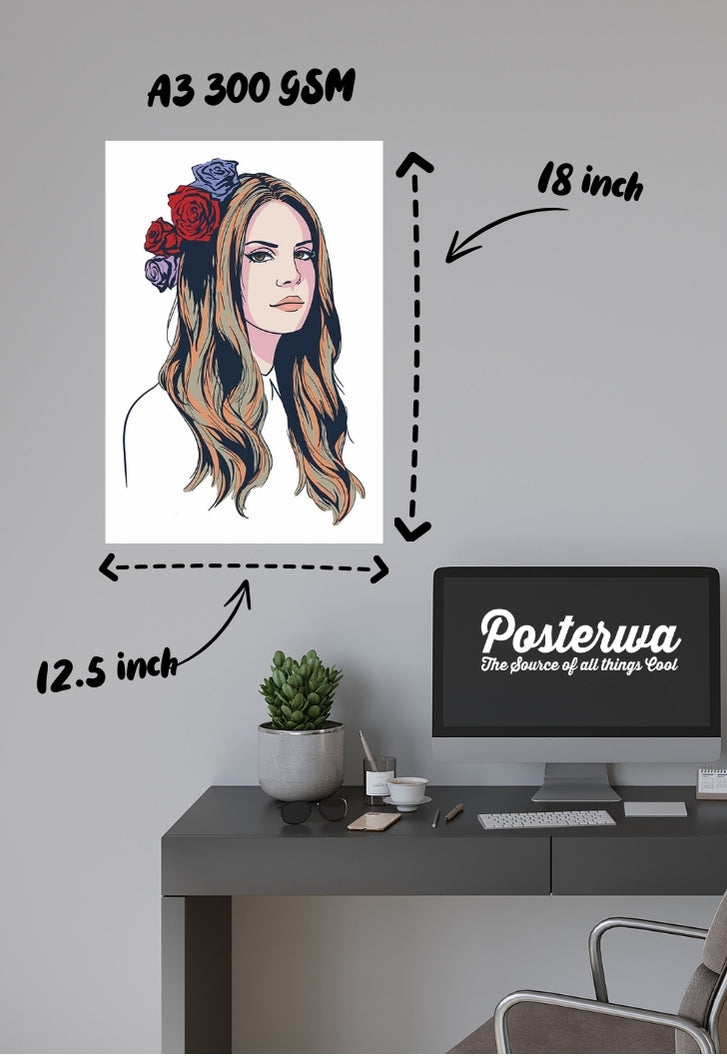 Lana Del Rey Art Poster