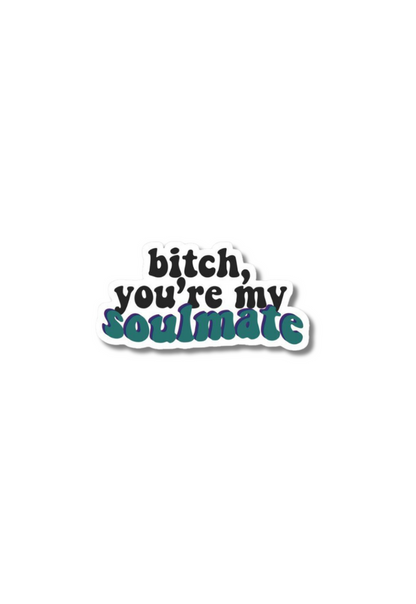 Bi*ch You're My Soulmate Sticker