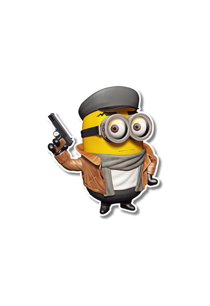 The Cop Minion Sticker – Posterwa