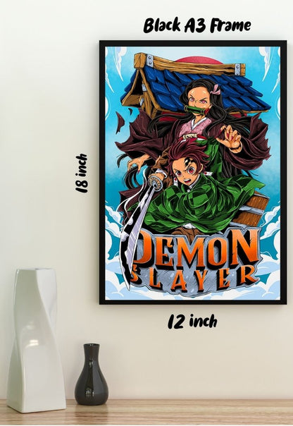 Demon Slayer Toon Art Poster