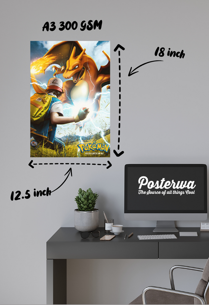 Charizard Battle Poster