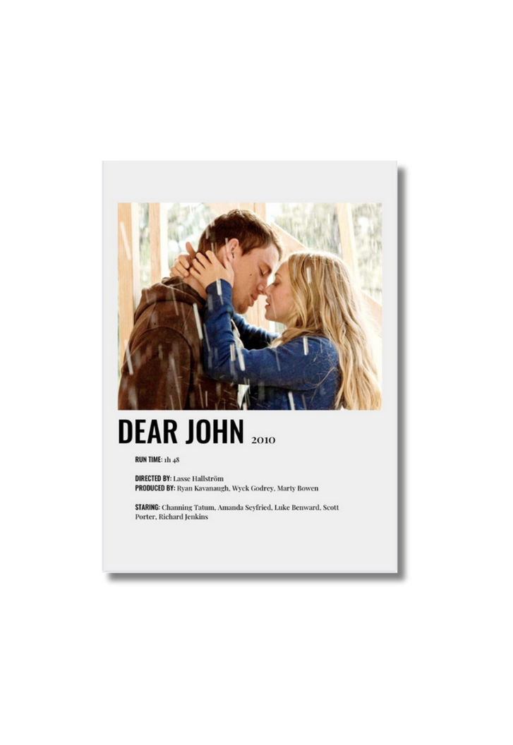 DEAR JOHN Movie Card Sticker