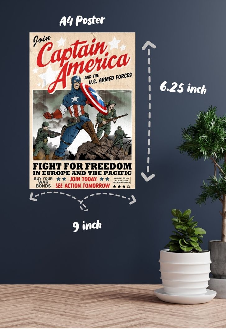 Captain America: Fight for freedom Poster