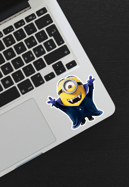 Vampire Minion Transparent Sticker