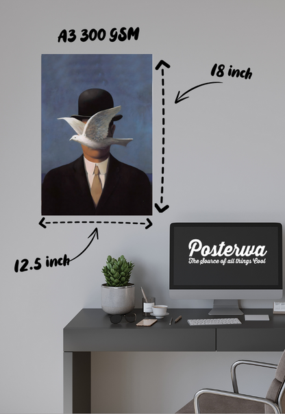 Man in a Bowler Hat Poster