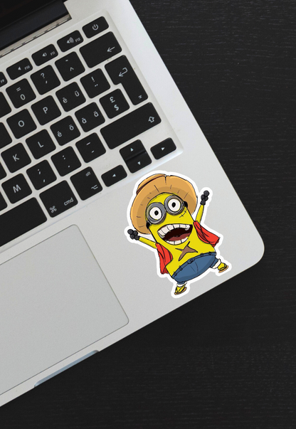 Minion D Luffy Sticker