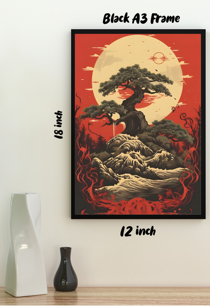 Miniature Tree Art Poster