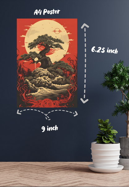 Miniature Tree Art Poster