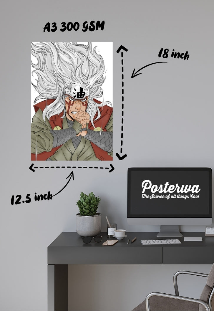 Jiraya Sage Mode Poster