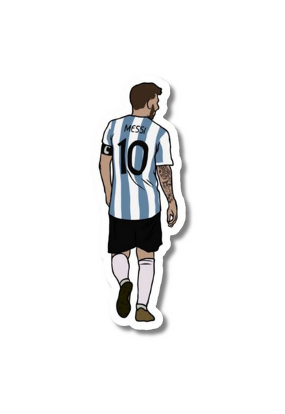 Leo Messi Back Sticker