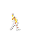 Freddie Mercury Metal Band Sticker