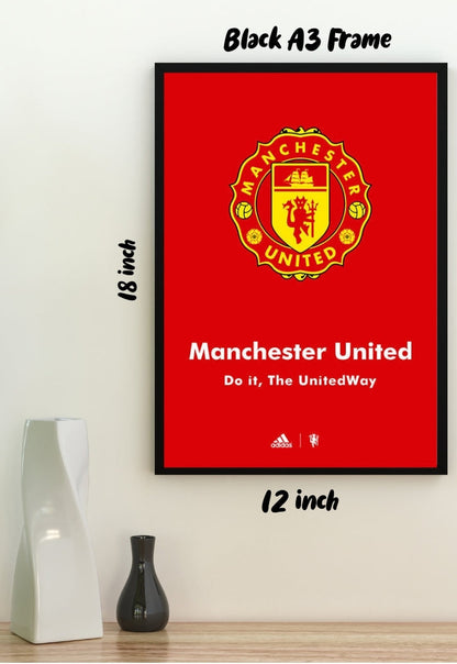 Manchester United Logo Poster
