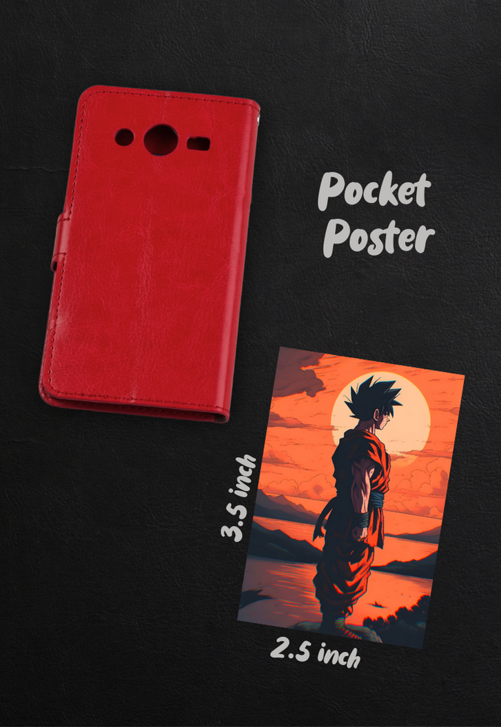 Dragon Ball Z GOKU Red and Black Poster