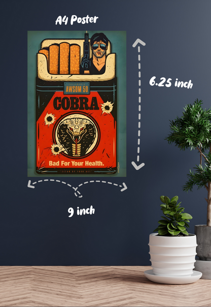 Retro Cobra Poster