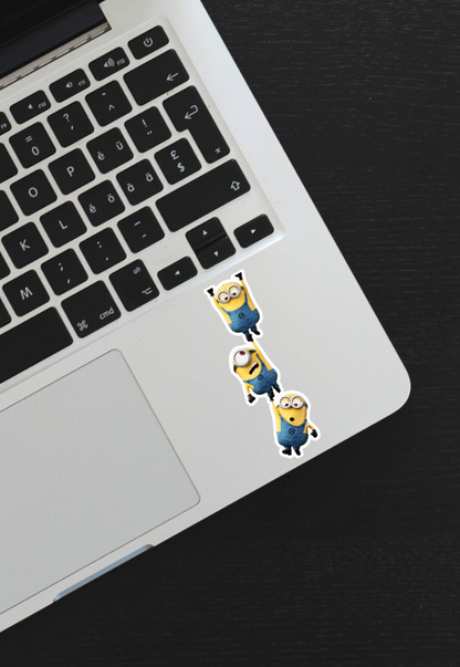 Minions Hanging Sticker