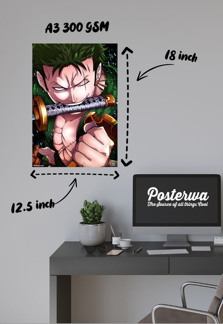 One Piece Zoro Poster