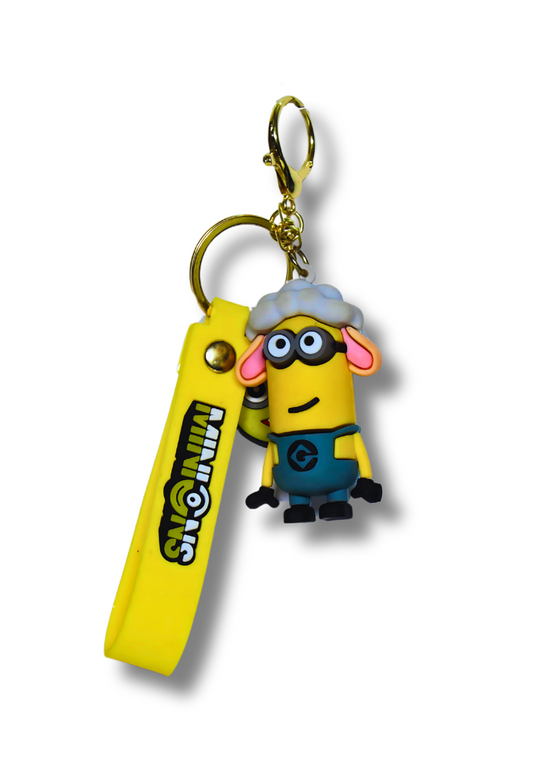 Minion Sheep Silicone Keychain