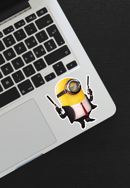 Hitman Minion Transparent Sticker