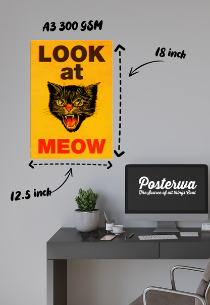 Look At Meow Poster