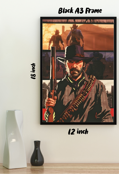 Red Dead Redemption 2 Arthur Morgan Poster