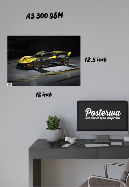 Bugatti Bumblebee Poster