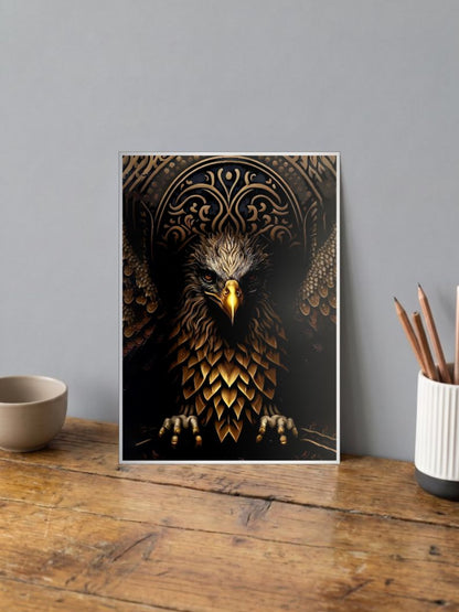 Feathers of Fate | Abstract | Art Poster