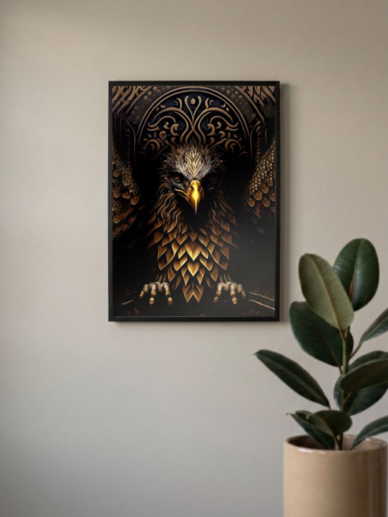 Feathers of Fate | Abstract | Art Poster