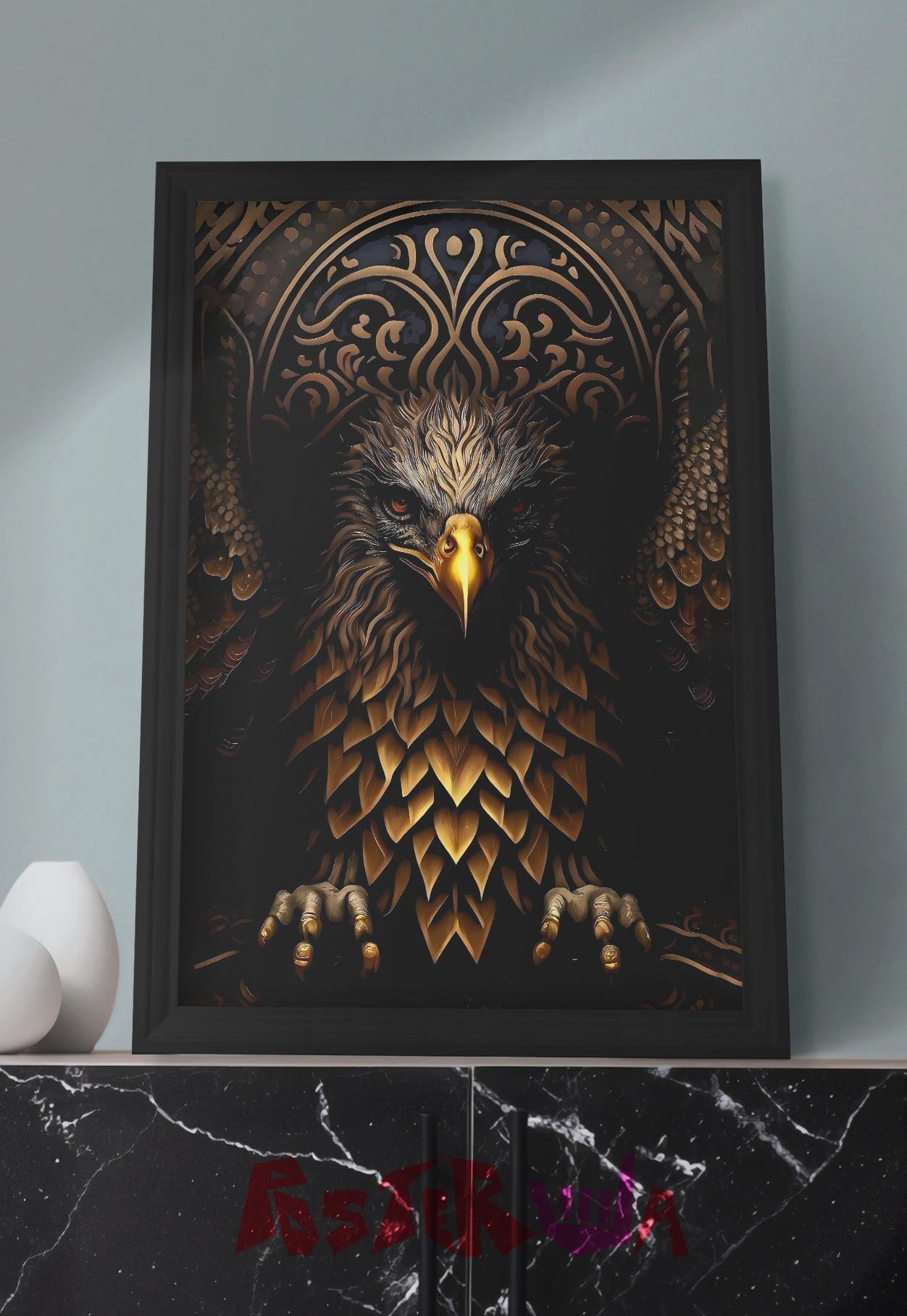 Feathers of Fate | Abstract | Art Poster