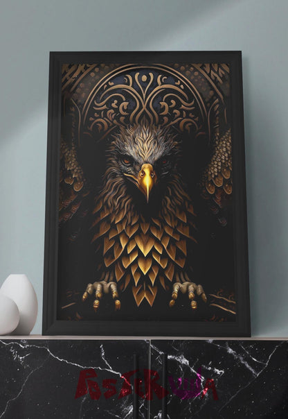 Feathers of Fate | Abstract | Art Poster