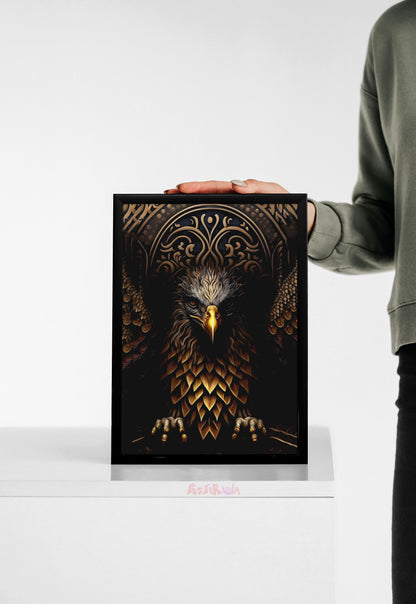 Feathers of Fate | Abstract | Art Poster