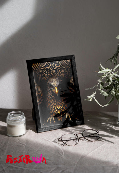 Feathers of Fate | Abstract | Art Poster