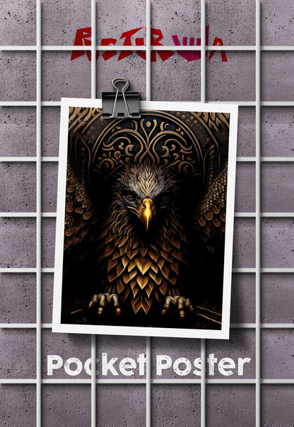 Feathers of Fate | Abstract | Art Poster