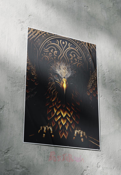 Feathers of Fate | Abstract | Art Poster